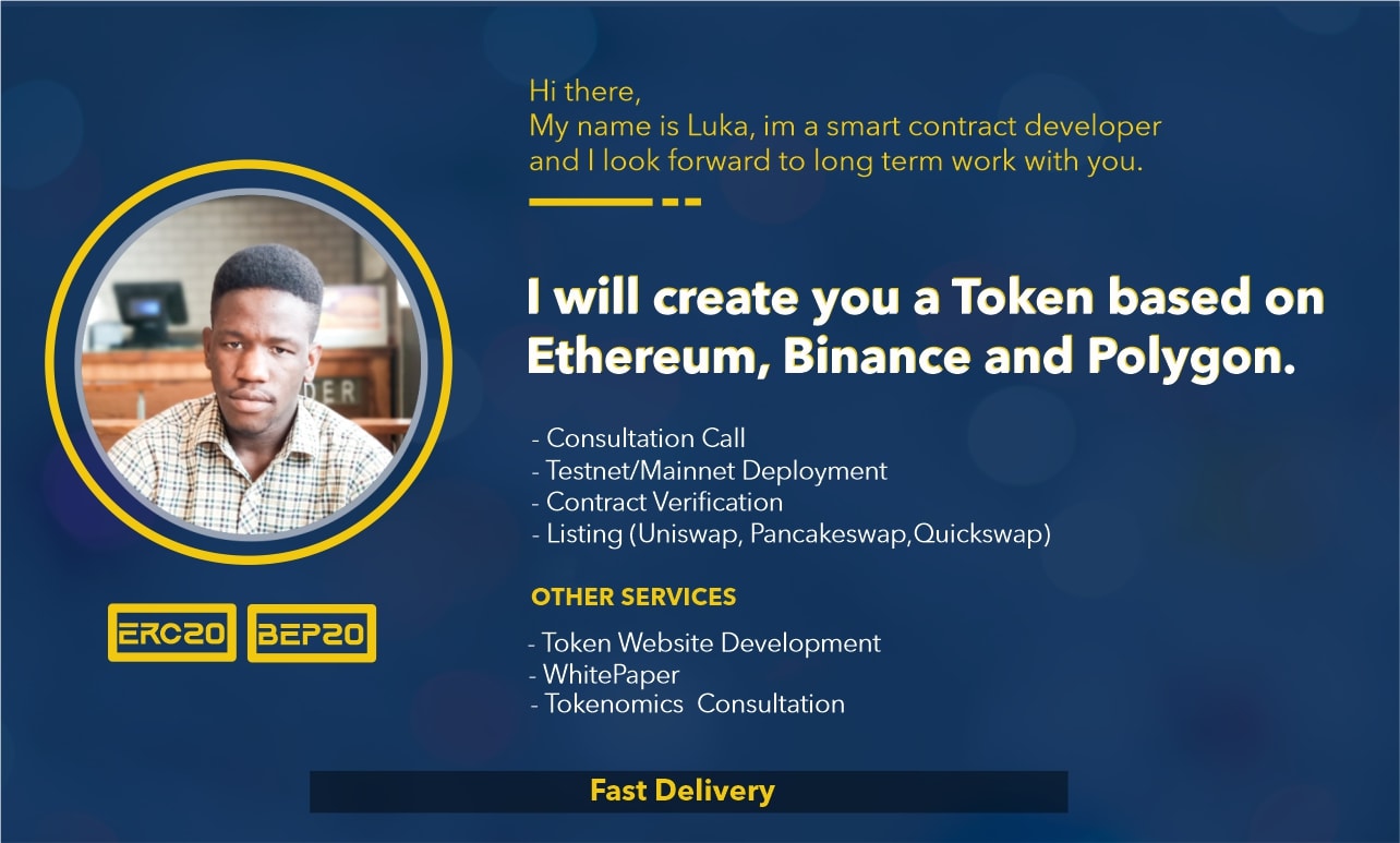 Create blockchain solutions and consultation by Lukalinks | Fiverr