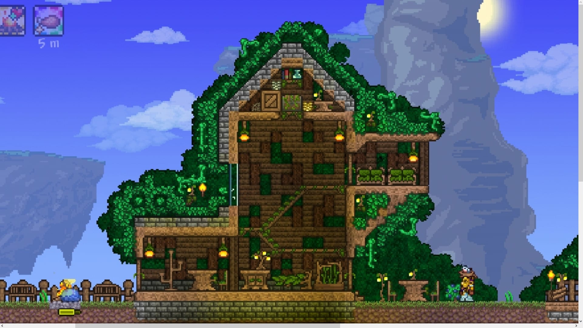 Build you small cozy house in terraria and with items by Gradioma | Fiverr