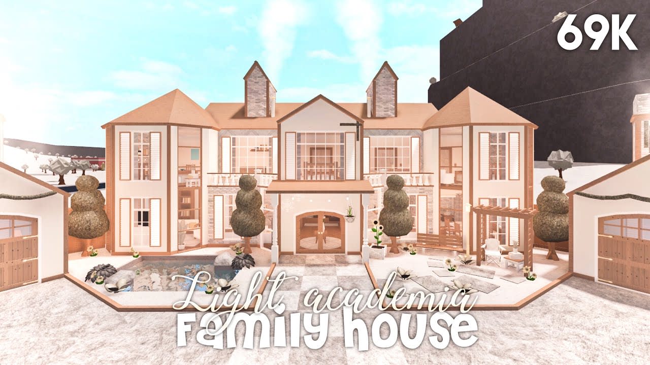 Custom Roblox Bloxburg House Build! ✨Aesthetic Family Home✨