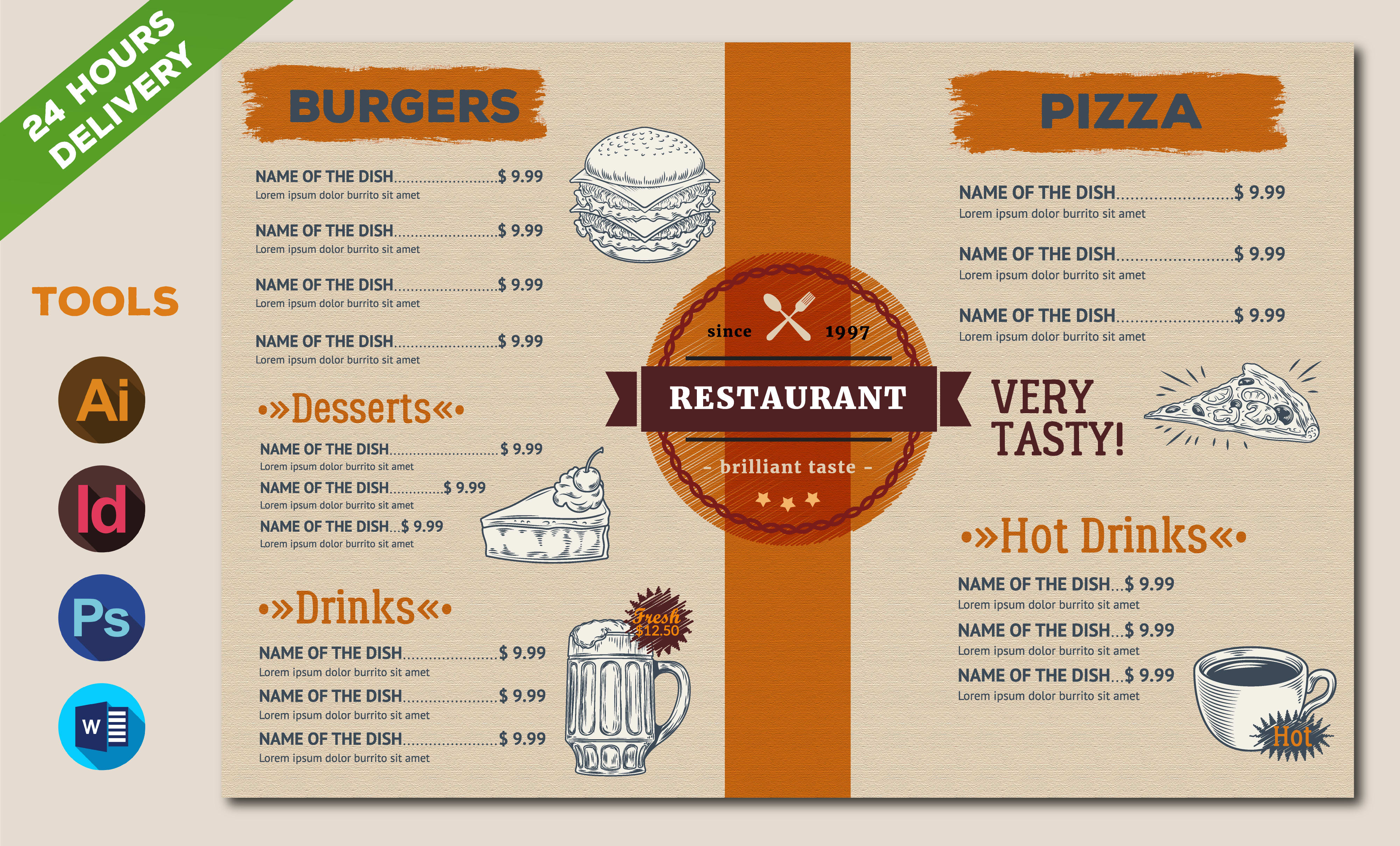 Restaurants Food Menu My New Food Menu Design For @palestine.cuisine