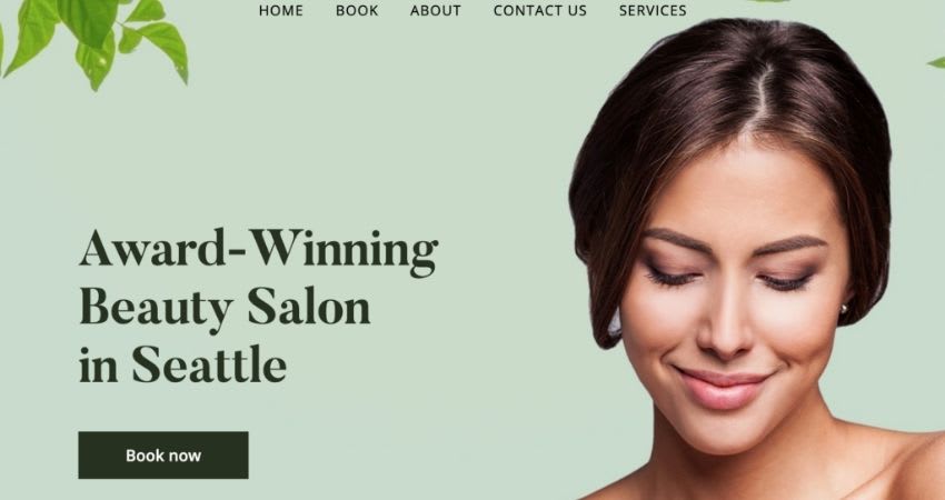 Do beauty salon,spa menu,skin,hair,fashion website, hair salon,nail  website,yoga by Fabulus_digital | Fiverr
