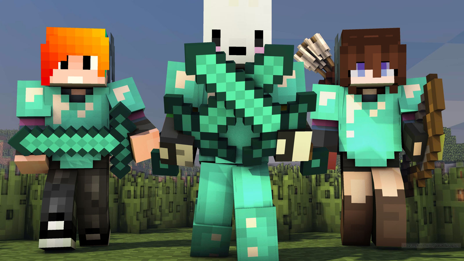 Nova Skin - Minecraft Wallpaper Generator with custom skins : r/Minecraft