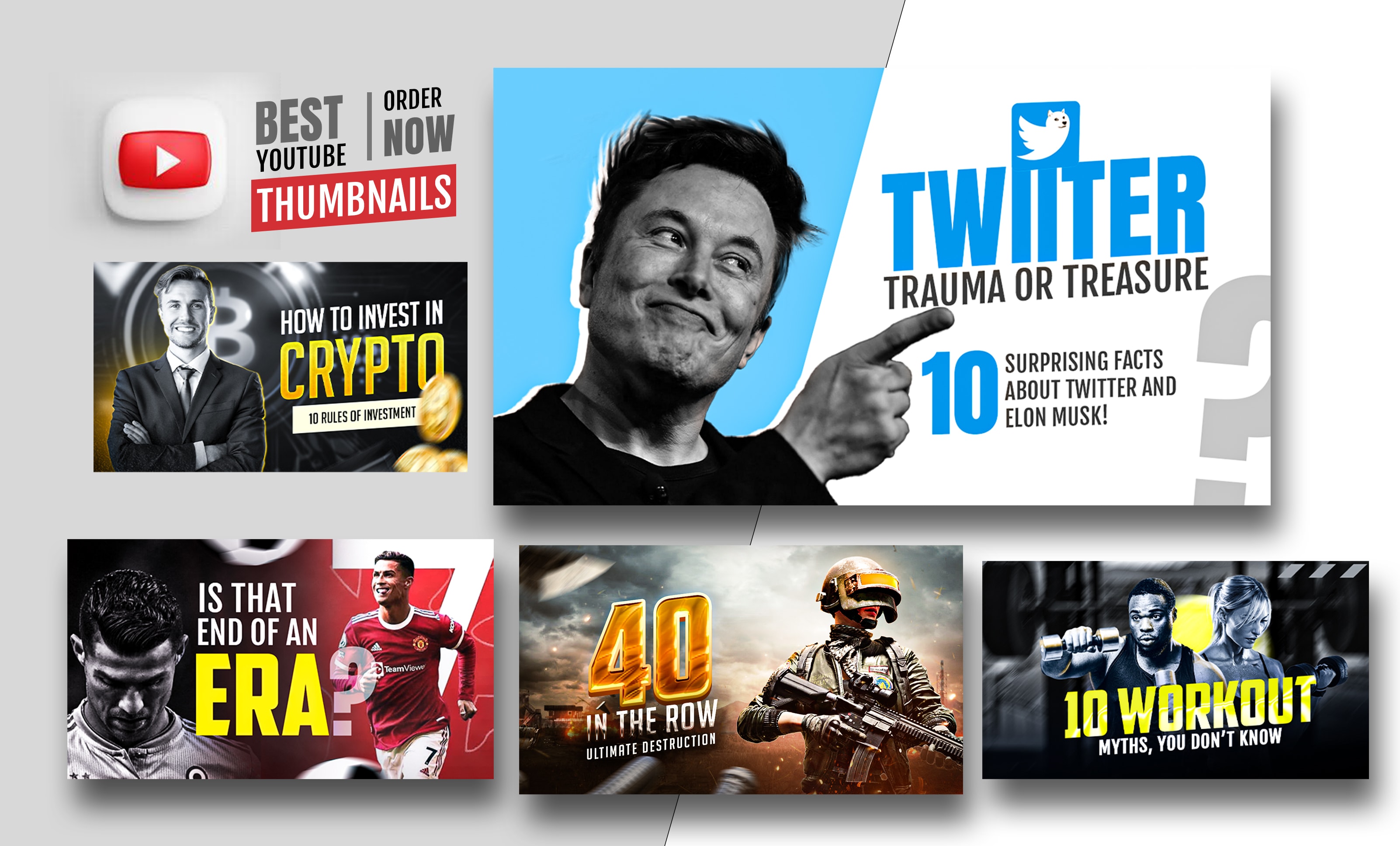 design amazing clickbait youtube thumbnail in 24 hrs