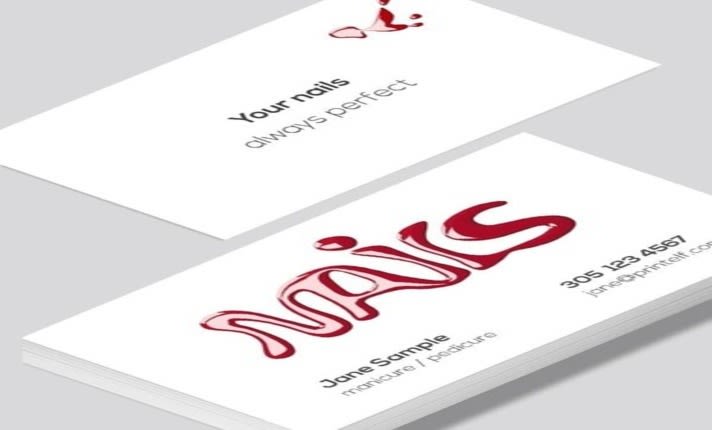 Nail Salon Business Card - Free Download on Freepik