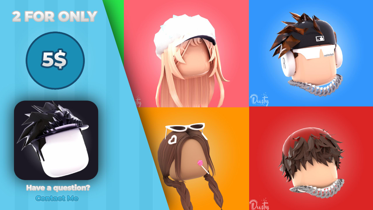 create a custom roblox head logo of your avatar