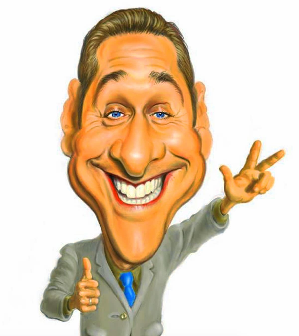 Draw your cartoon caricature with this style by Florianusrufer_