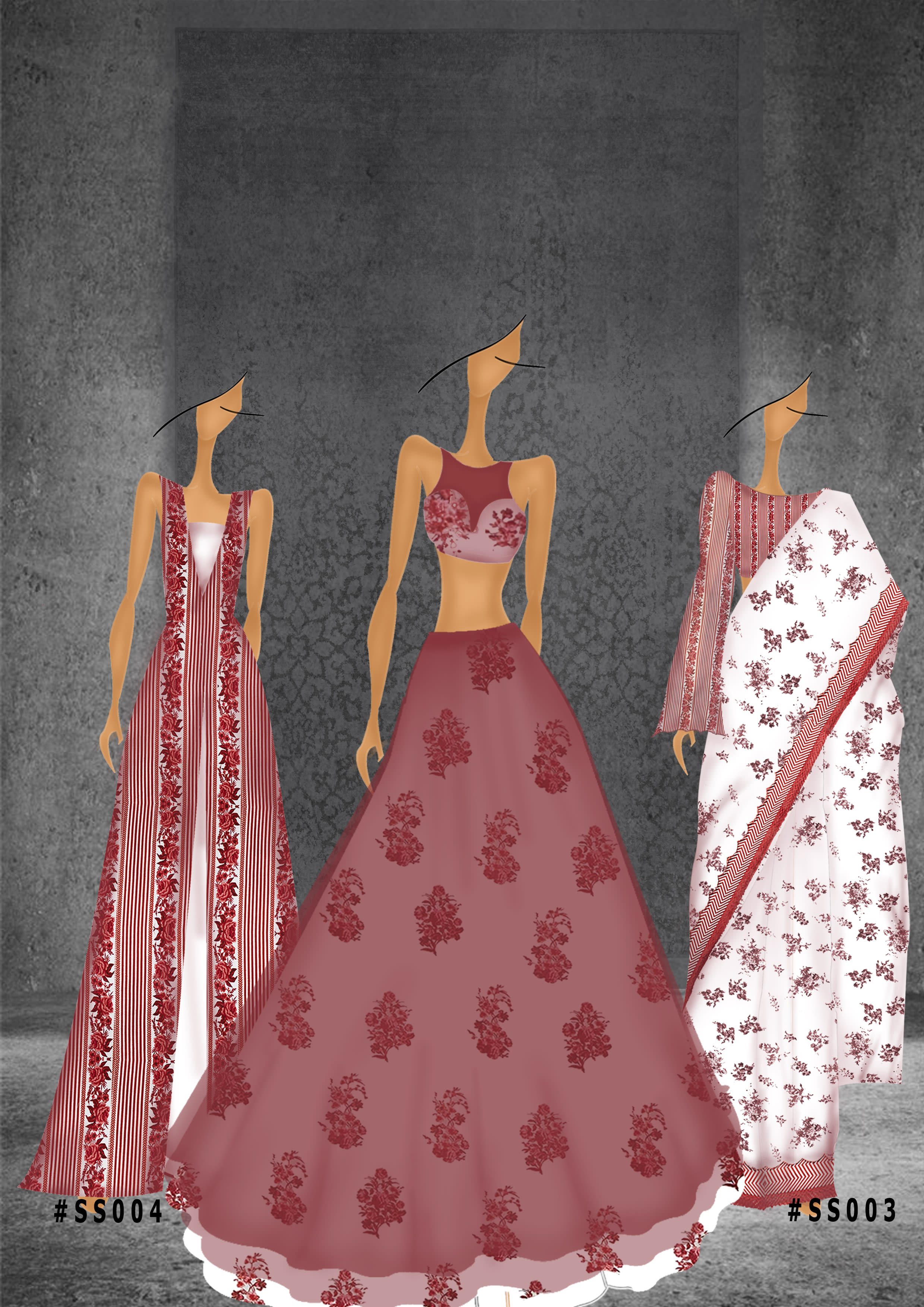 Ethnic hotsell wear illustration