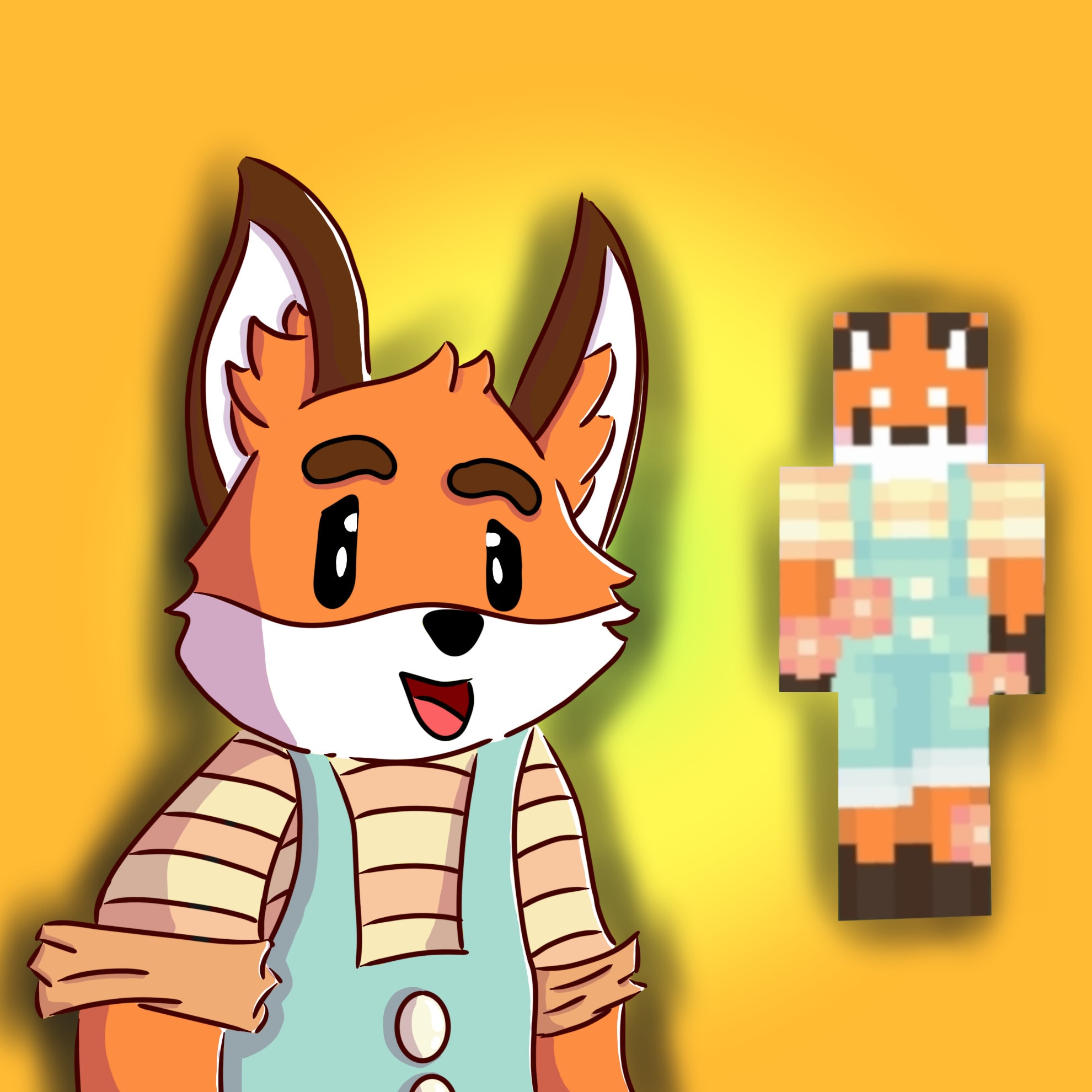 Turn your minecraft or roblox skin into an incredible avatar by