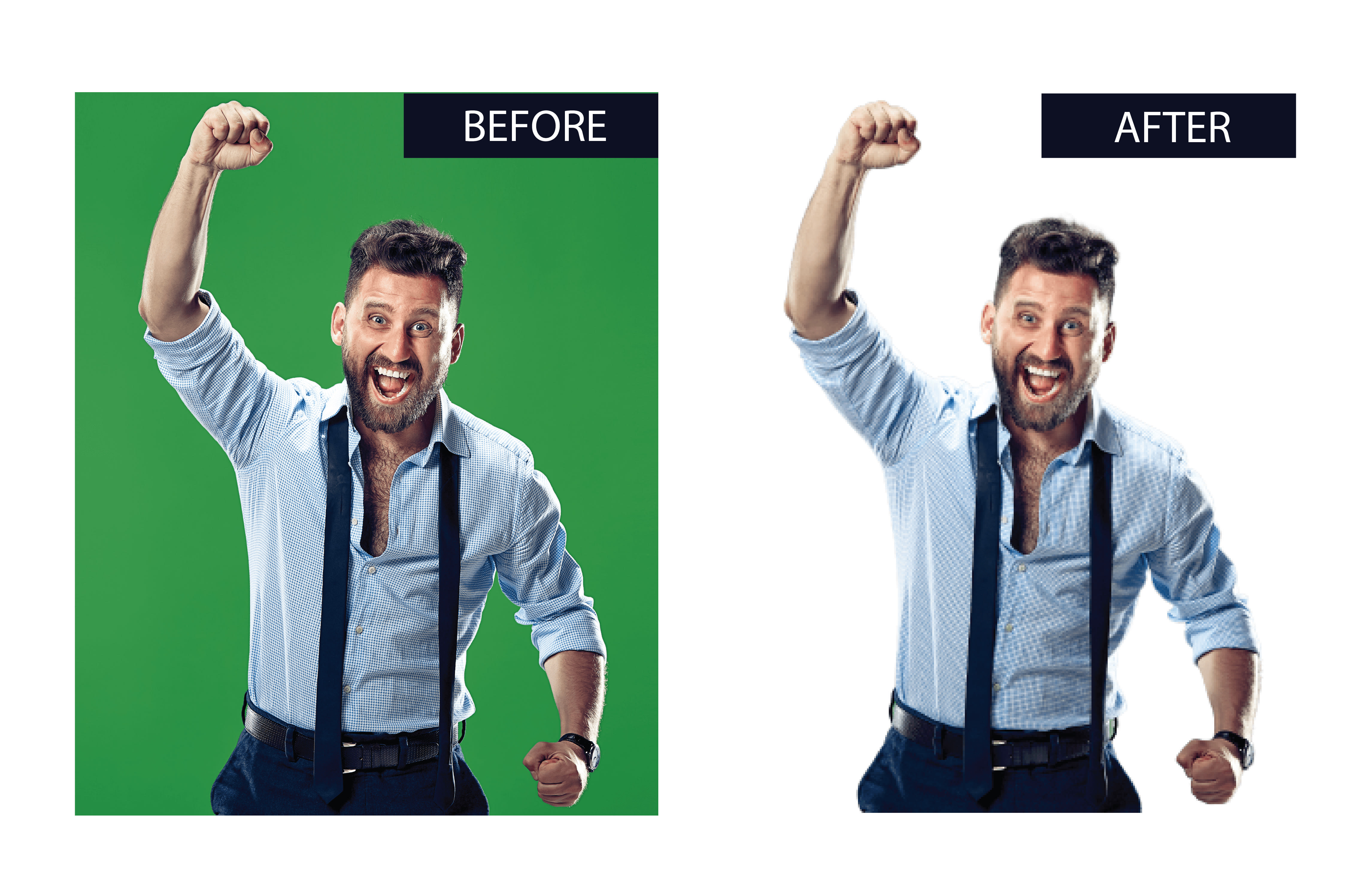 Remove the background of multiple images within an hour by Elizgraphics |  Fiverr