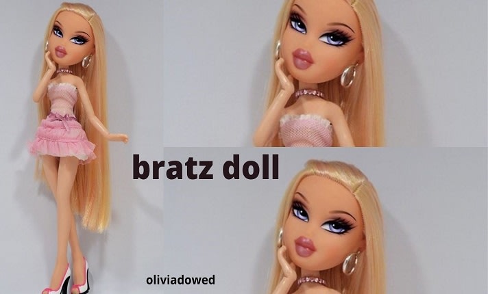 Create unique fashion realistic bratz doll, cartoon character for