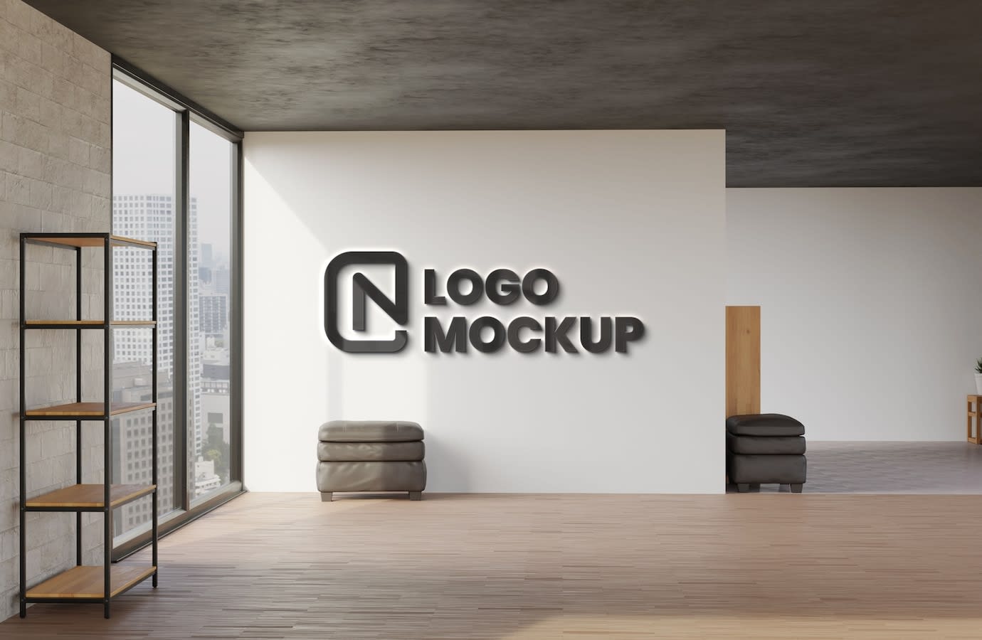 Interior office logo mockup by Rednexonline | Fiverr