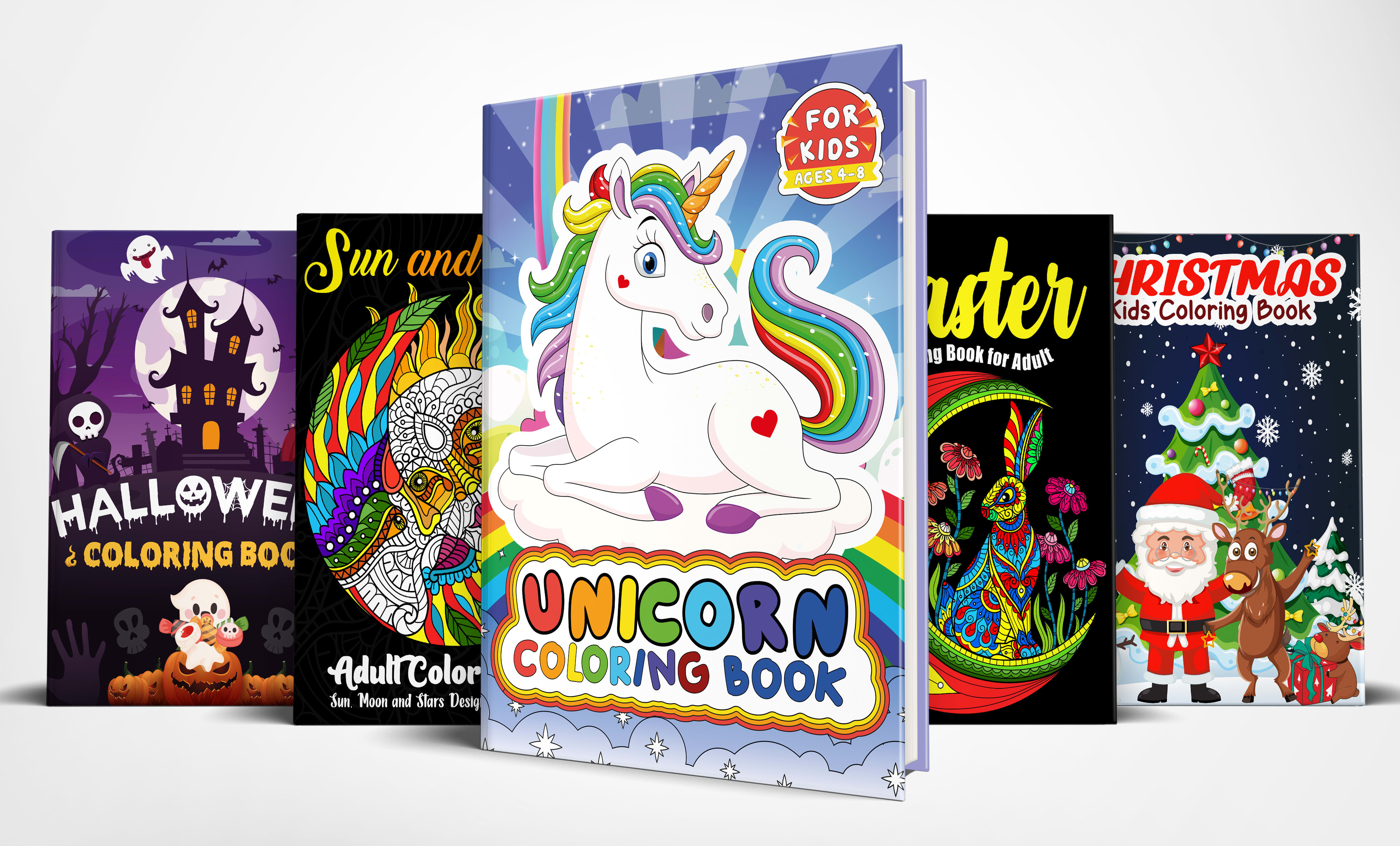 Design adult coloring book cover kids coloring book cover kids book cover  by Yeasinurdesign