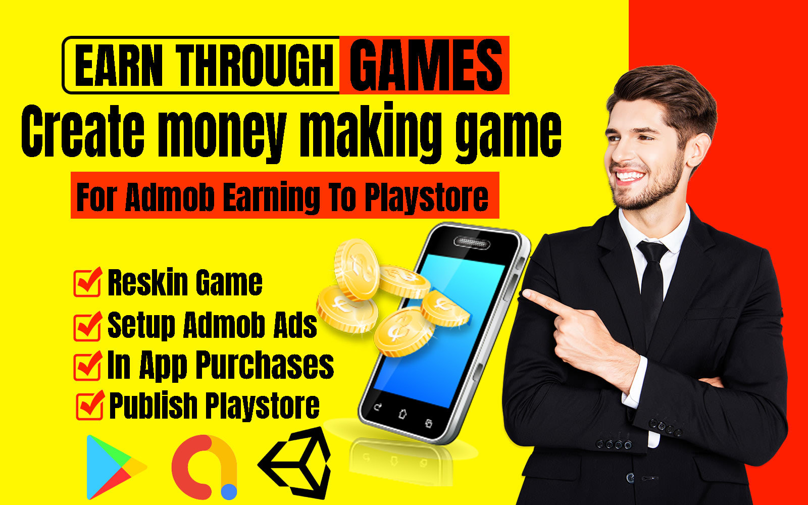 create money making android games for earnings admob