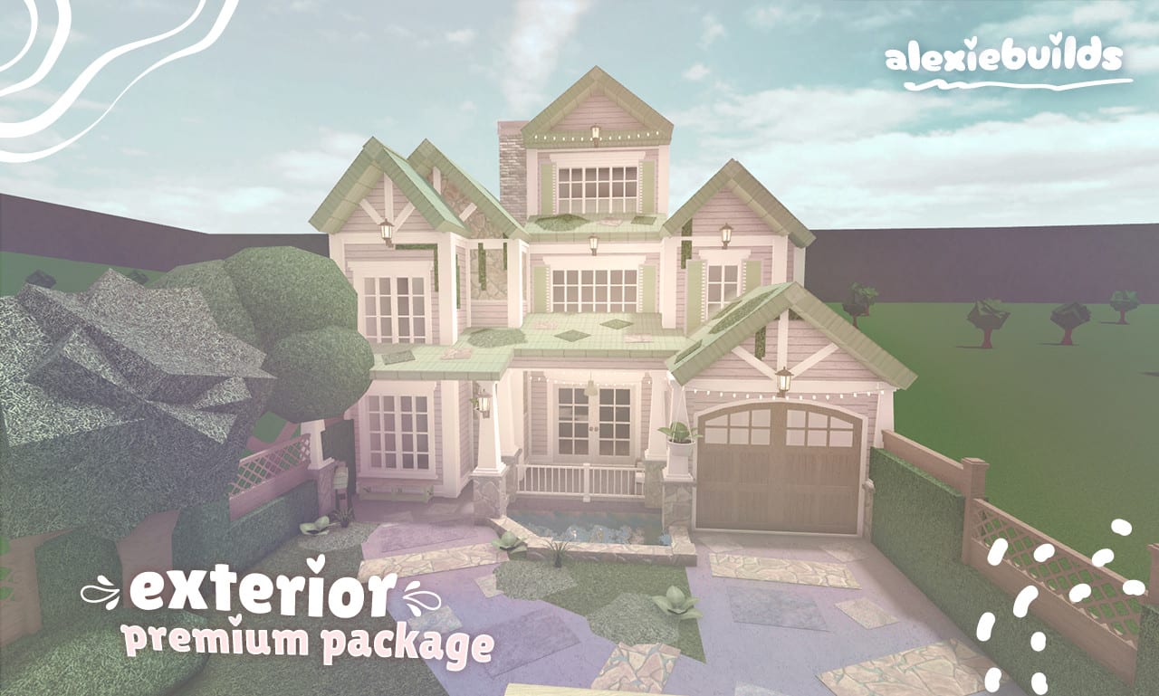 BUILDING A MANSION USING ONLY THE CHEAPEST ITEMS IN BLOXBURG 