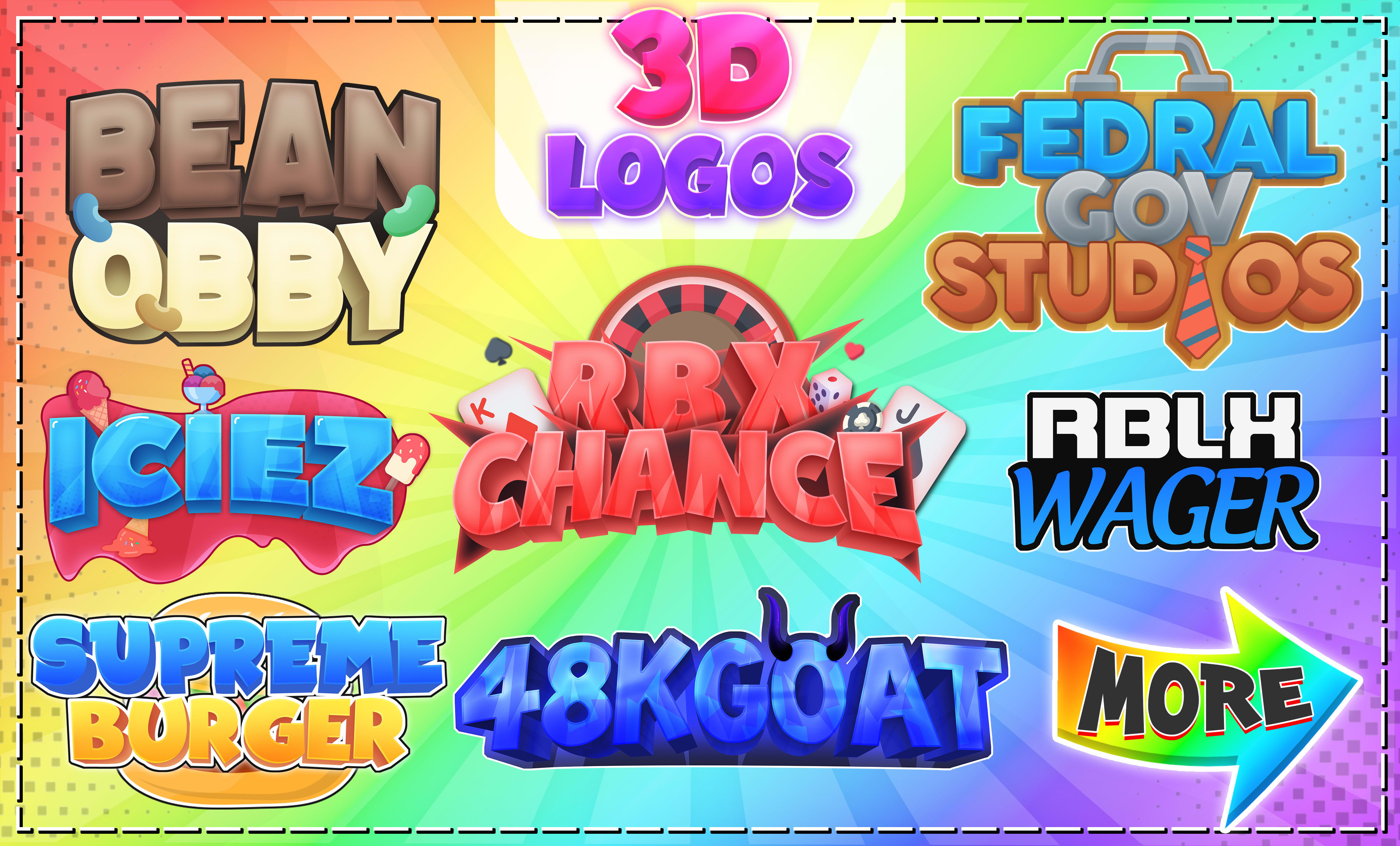 Make u a logo for ur roblox game by Bravko_dev