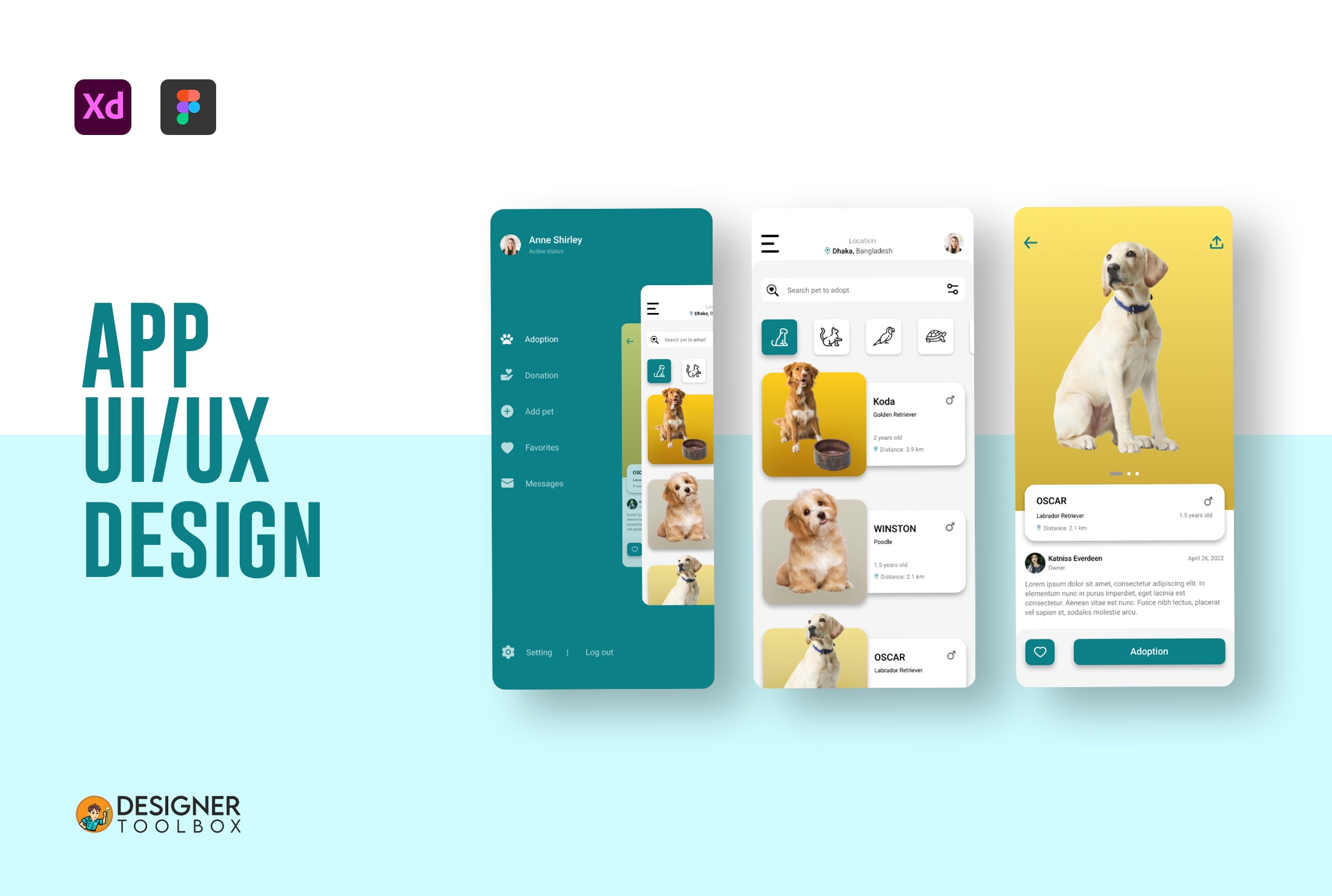 Design Best Ui Ux For Mobile And Web App User Interface By Designertoolbox  | Fiverr