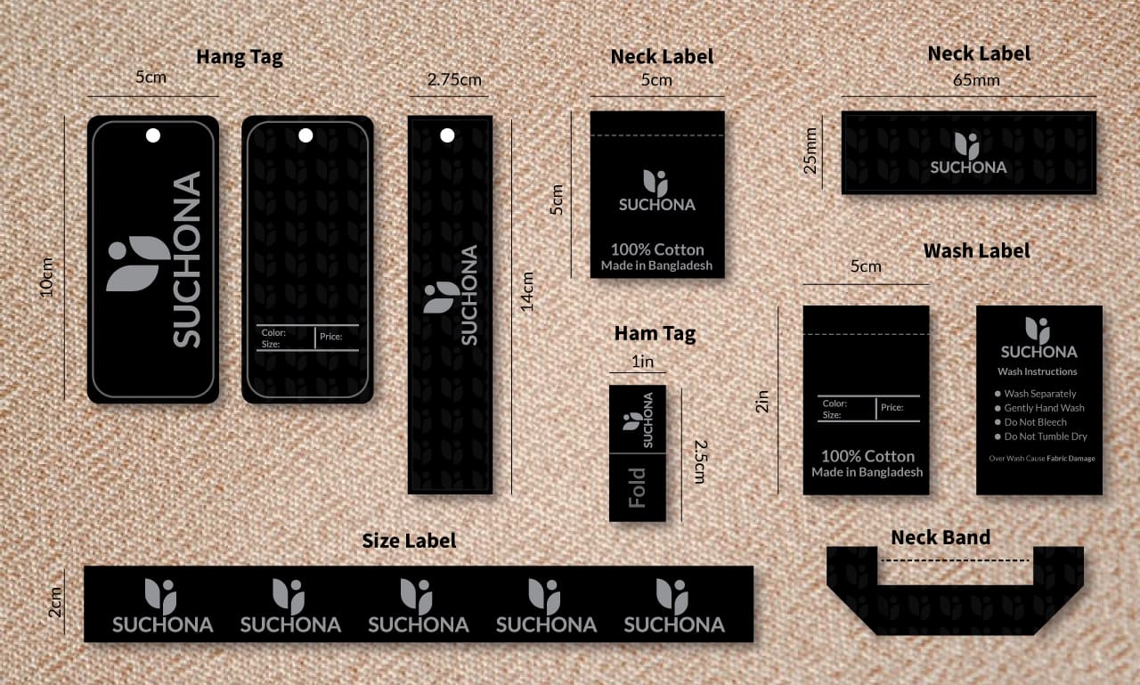 Design clothing hang tags and clothing labels by Badrulgfx ...