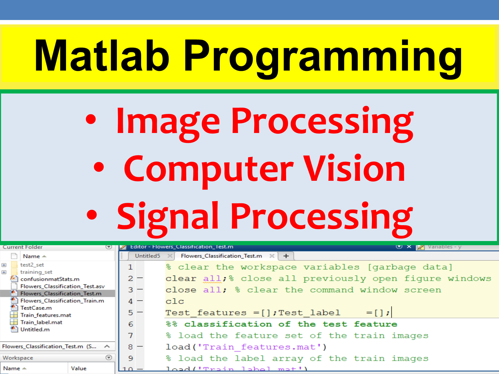 Help in matlab programming for image processing, computer vision, and gui  by Ff5bb853 | Fiverr
