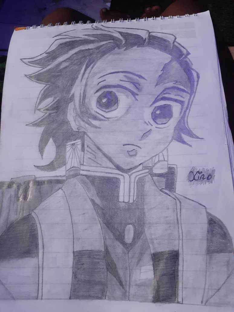 Tanjiro  Anime sketch, Character drawing, Anime character drawing