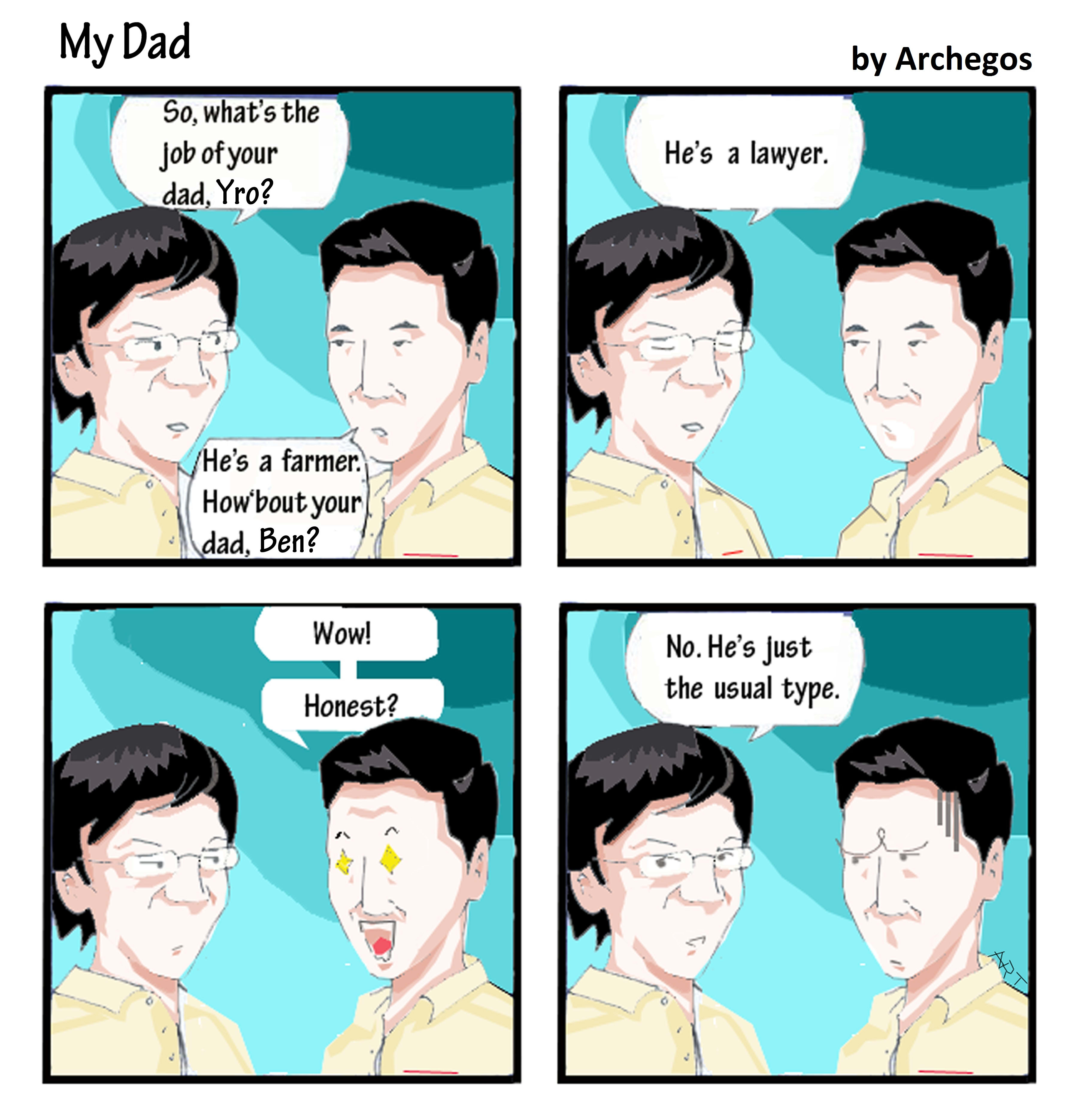 Draw funny comic strips for you by Archegos | Fiverr