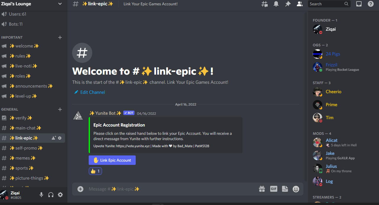 Ahlunaaa: I will create a discord server to your own liking for $10 on  fiverr.com in 2023