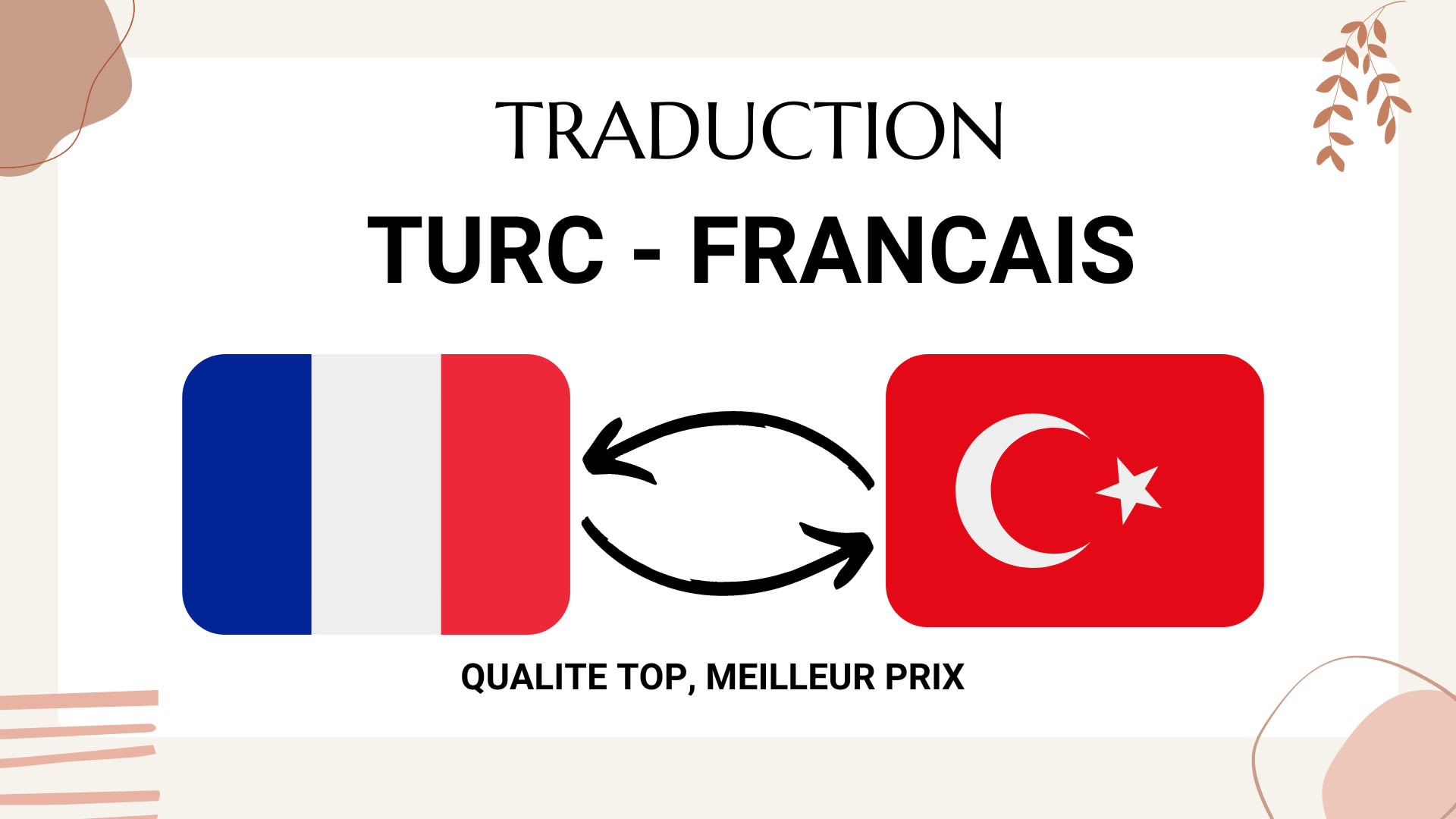 Traduction 2025 turc français