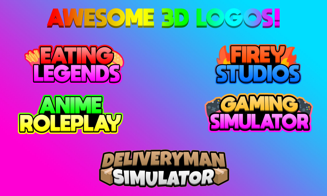 create an awesome roblox logo for your game or group