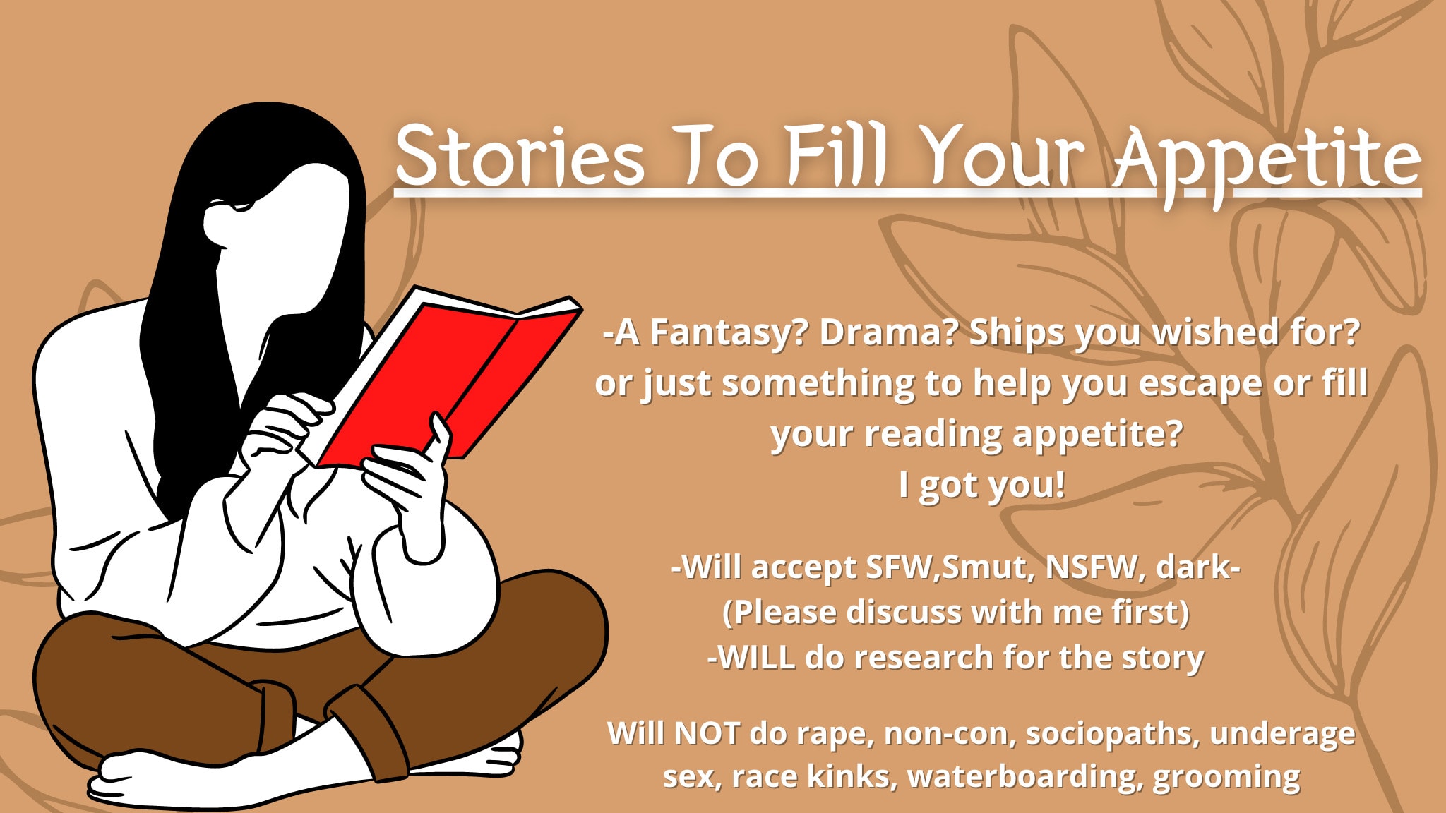 Write your desired fanfiction or stories sfw nsfw furry etc by Turon_senpai  | Fiverr