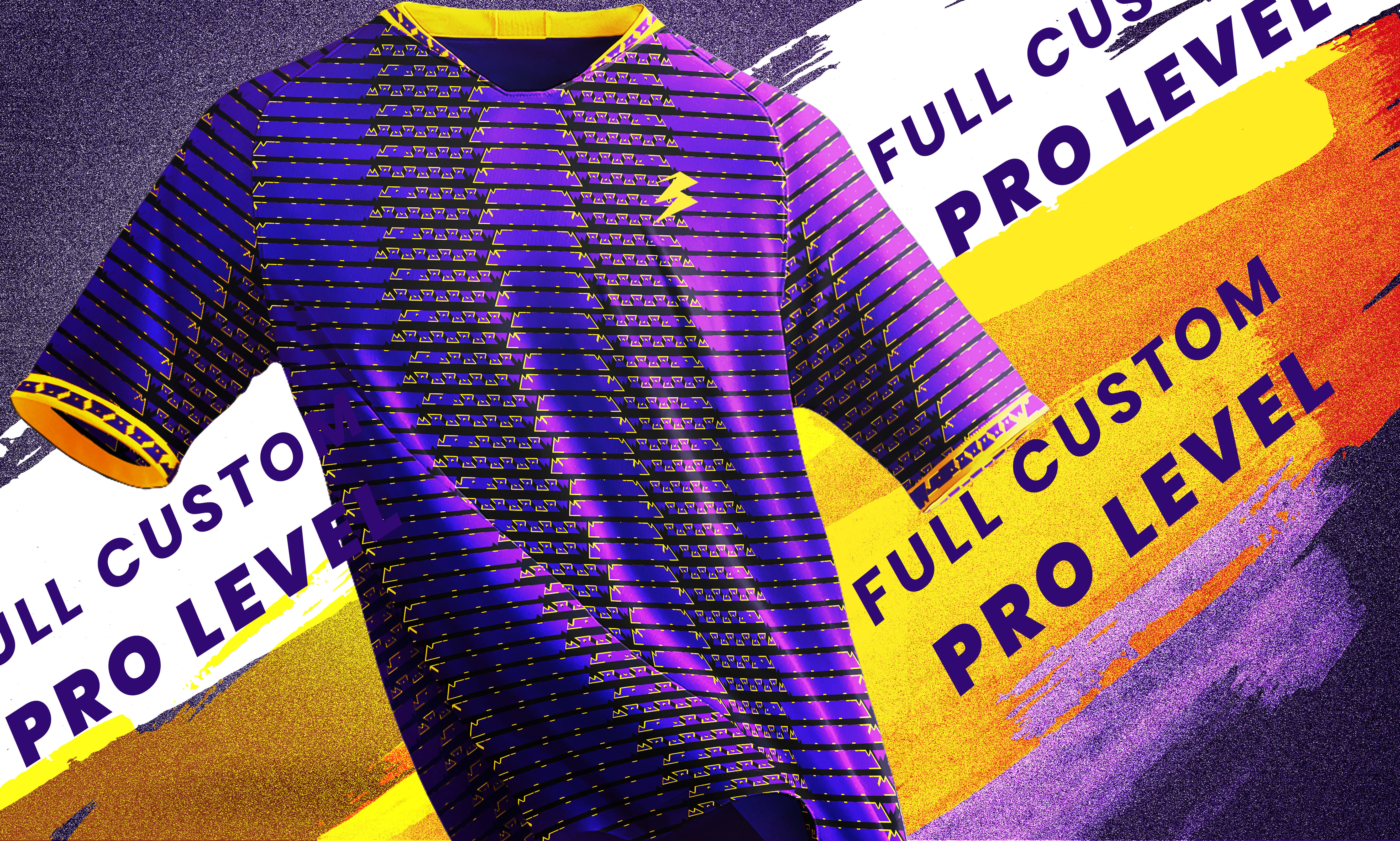 Source one to one design soccer uniform custom purple football team kits on  m.