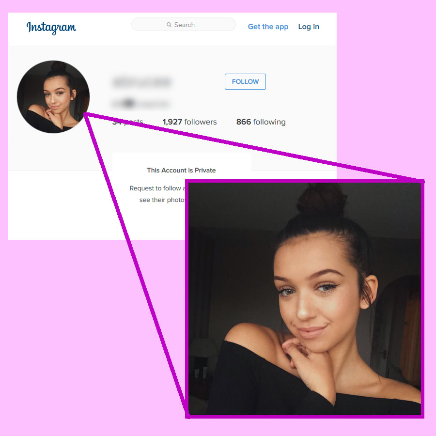 View Instagram profile picture in full size