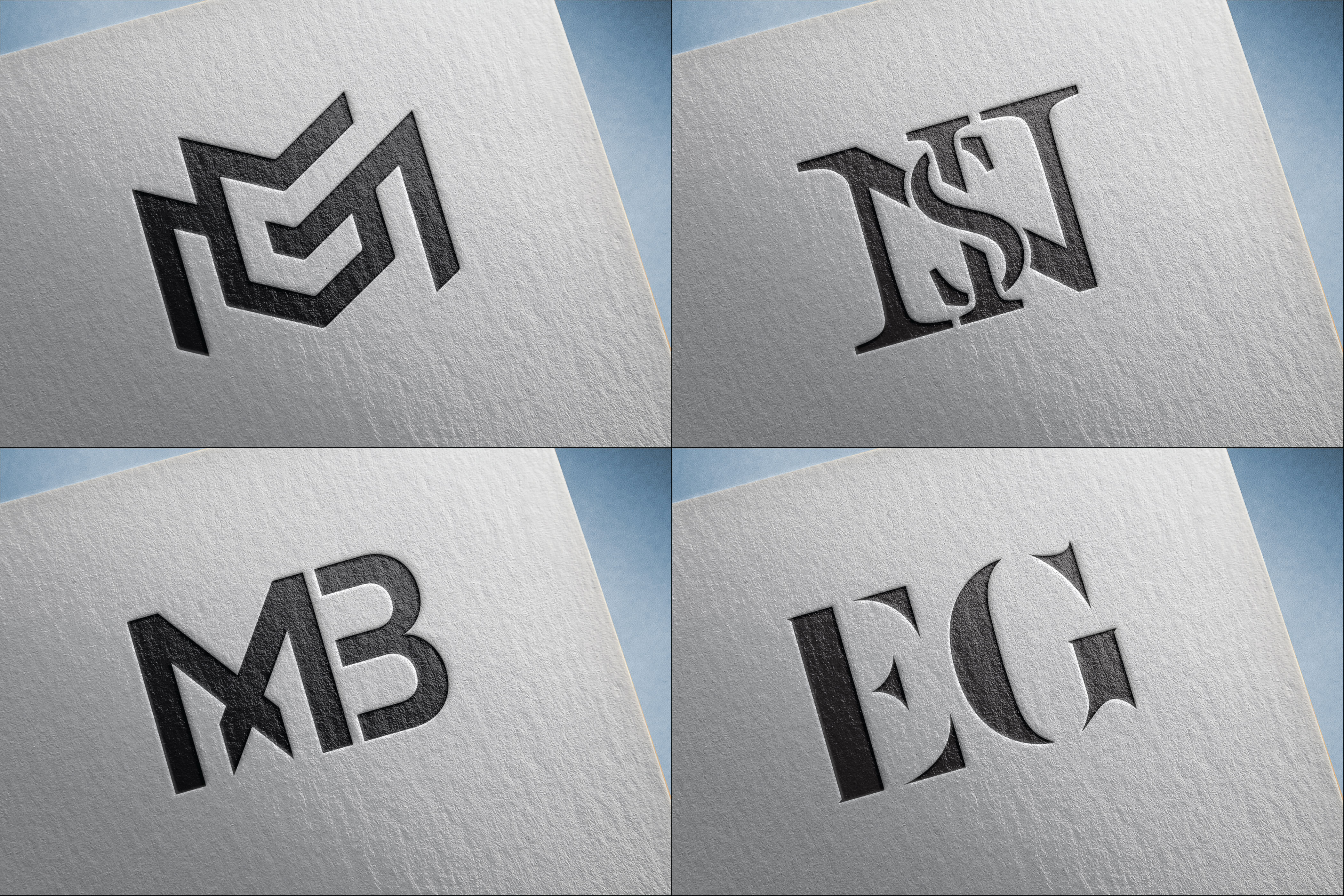 Mm Minimalist Modern Monogram Logo Design: เวกเตอร์สต็อก (ปลอดค่าลิขสิทธิ์)  2180935511