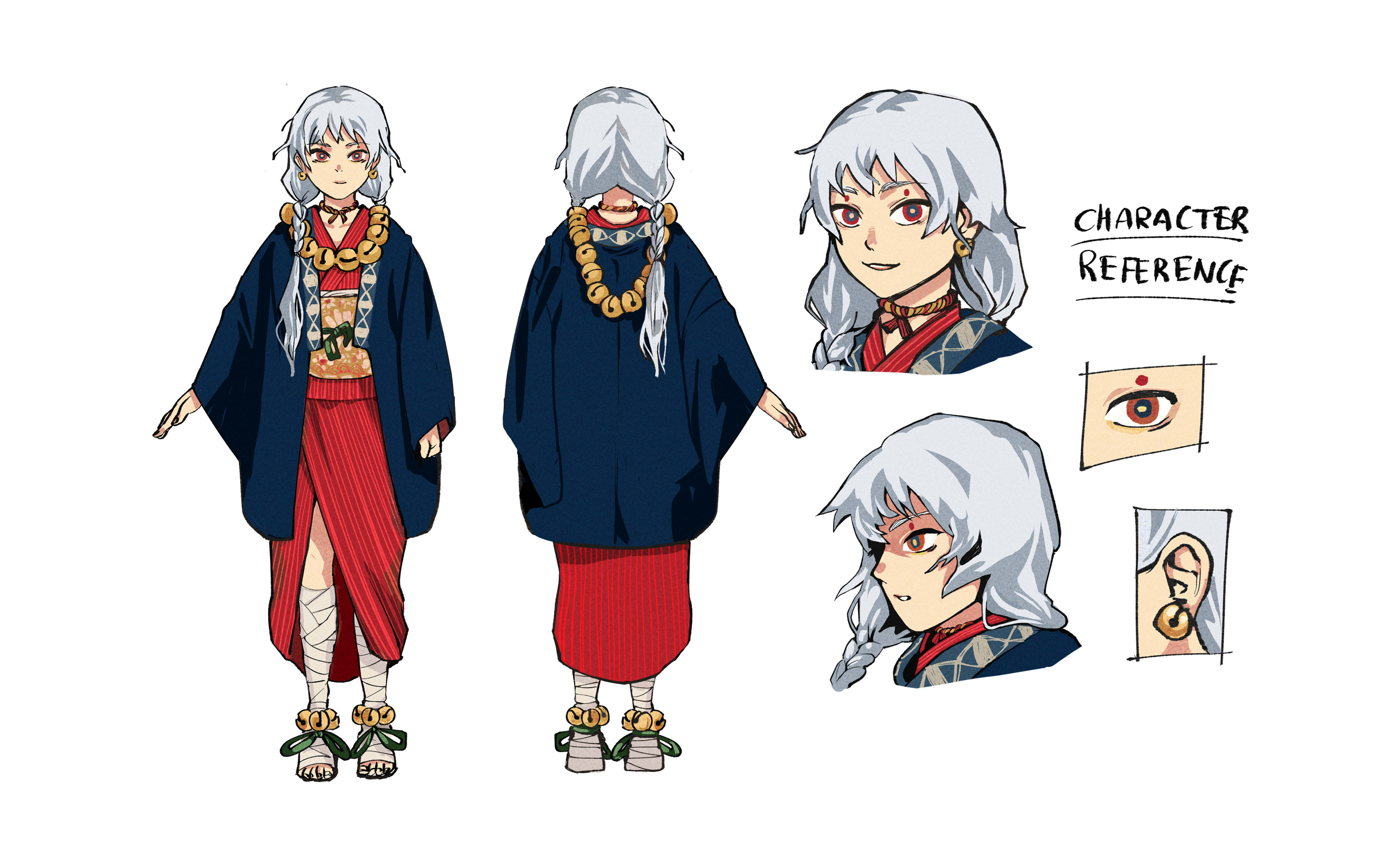 Draw A Reference Sheet For Your Oc Character Anime Ideas By Goguma0 Fiverr