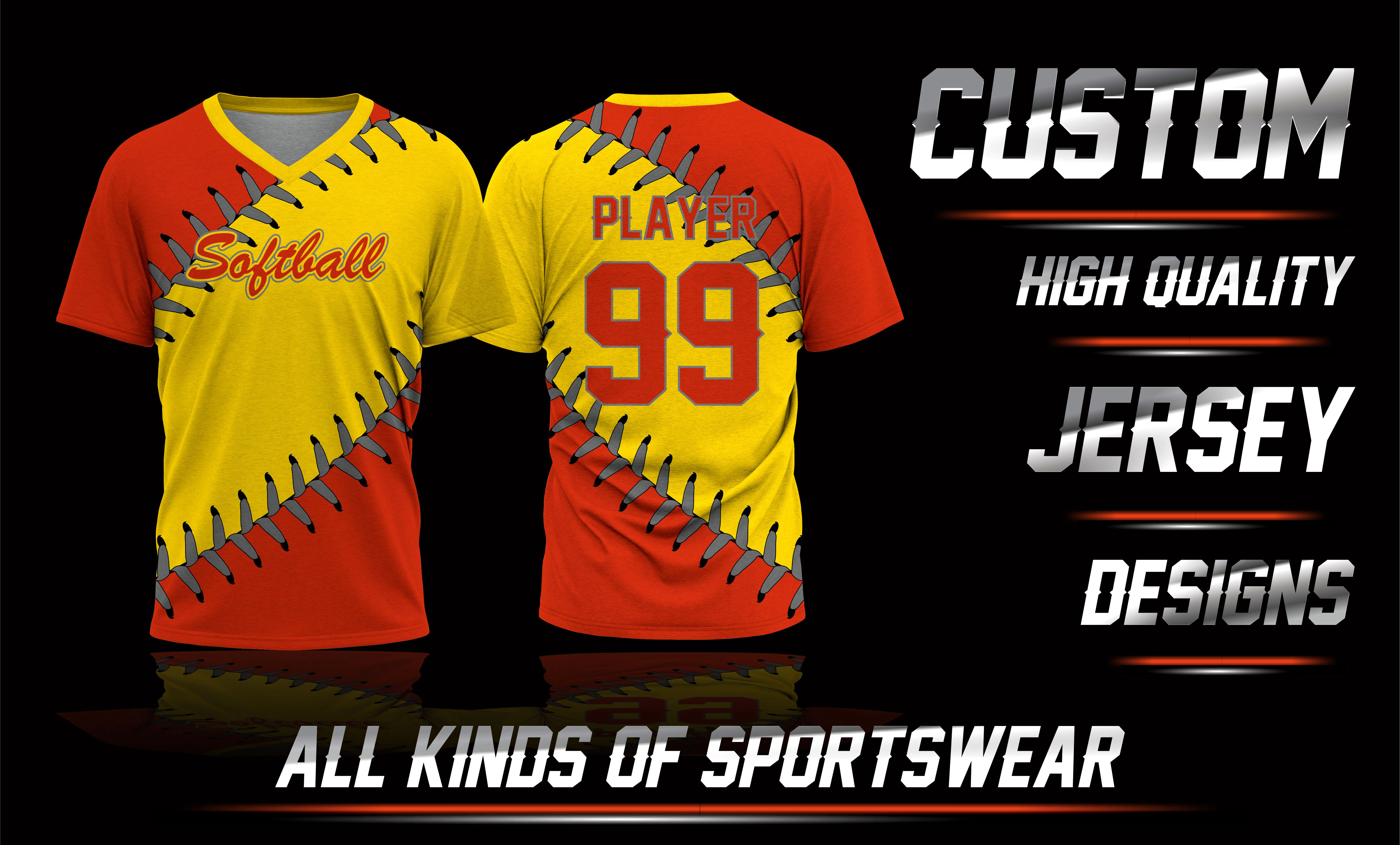 custom softball jerseys