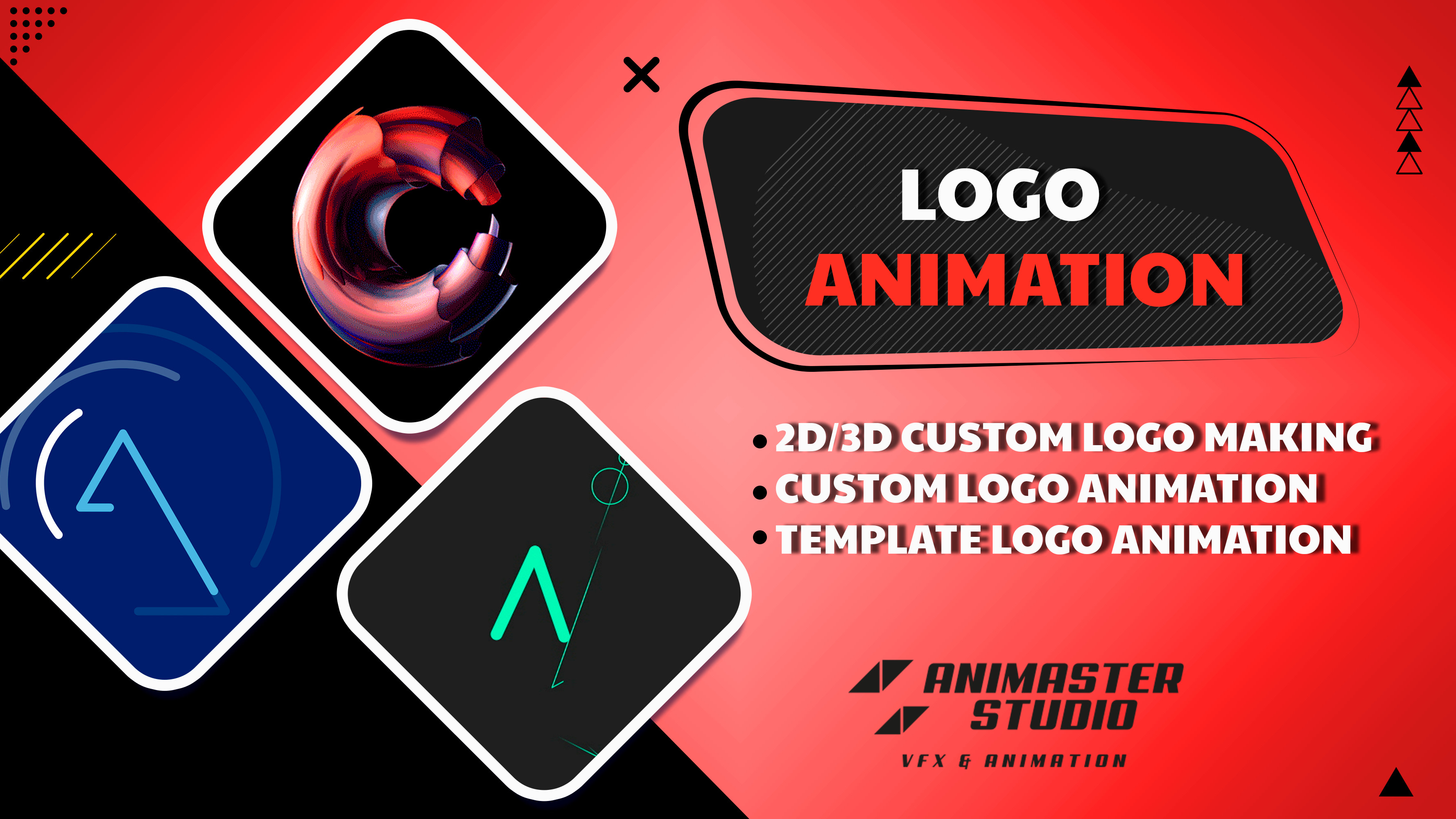 Create a minimal logo animation for you by Akibportfolio | Fiverr