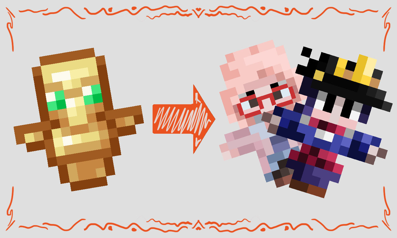 make a custom totem texture pack for minecraft with your character