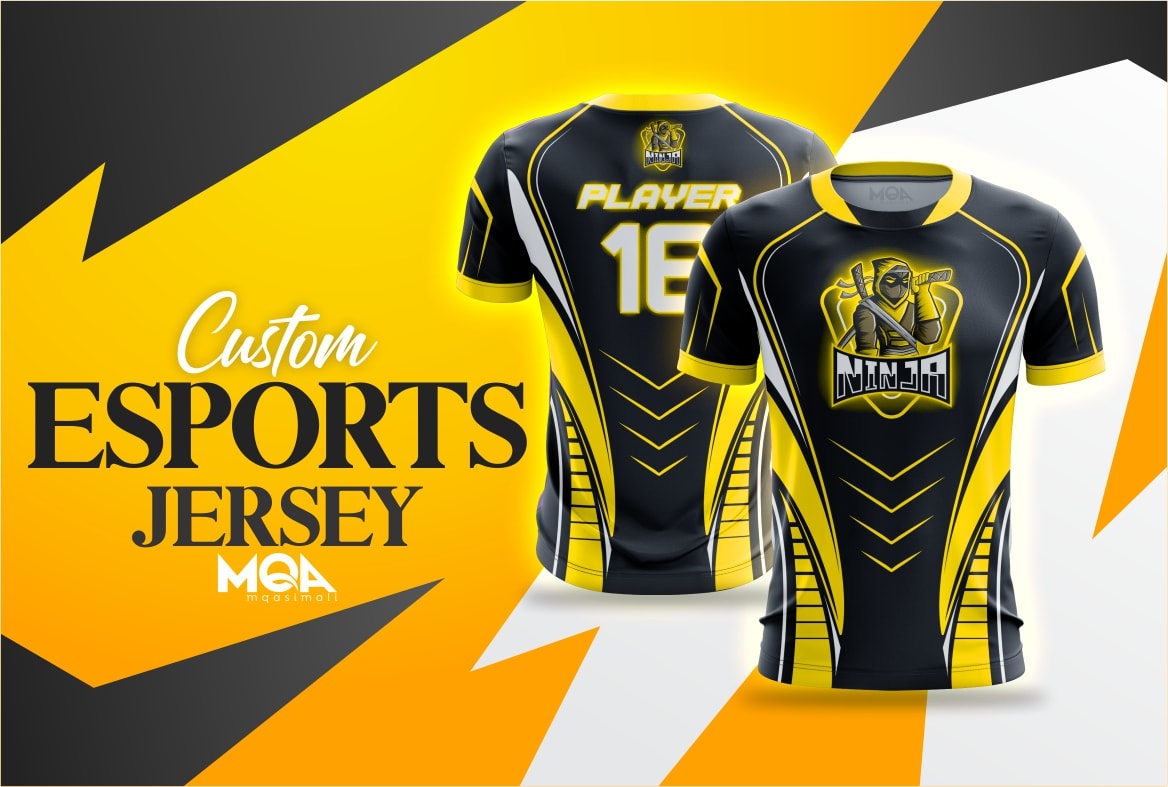 Design esports shirts custom gaming merchandise design for you by  Mqasimalii | Fiverr