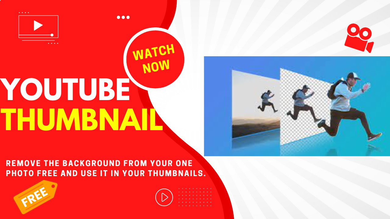 Design eye catchy youtube thumbnail l get a free your photo background  remove l by Khurshid2937 | Fiverr