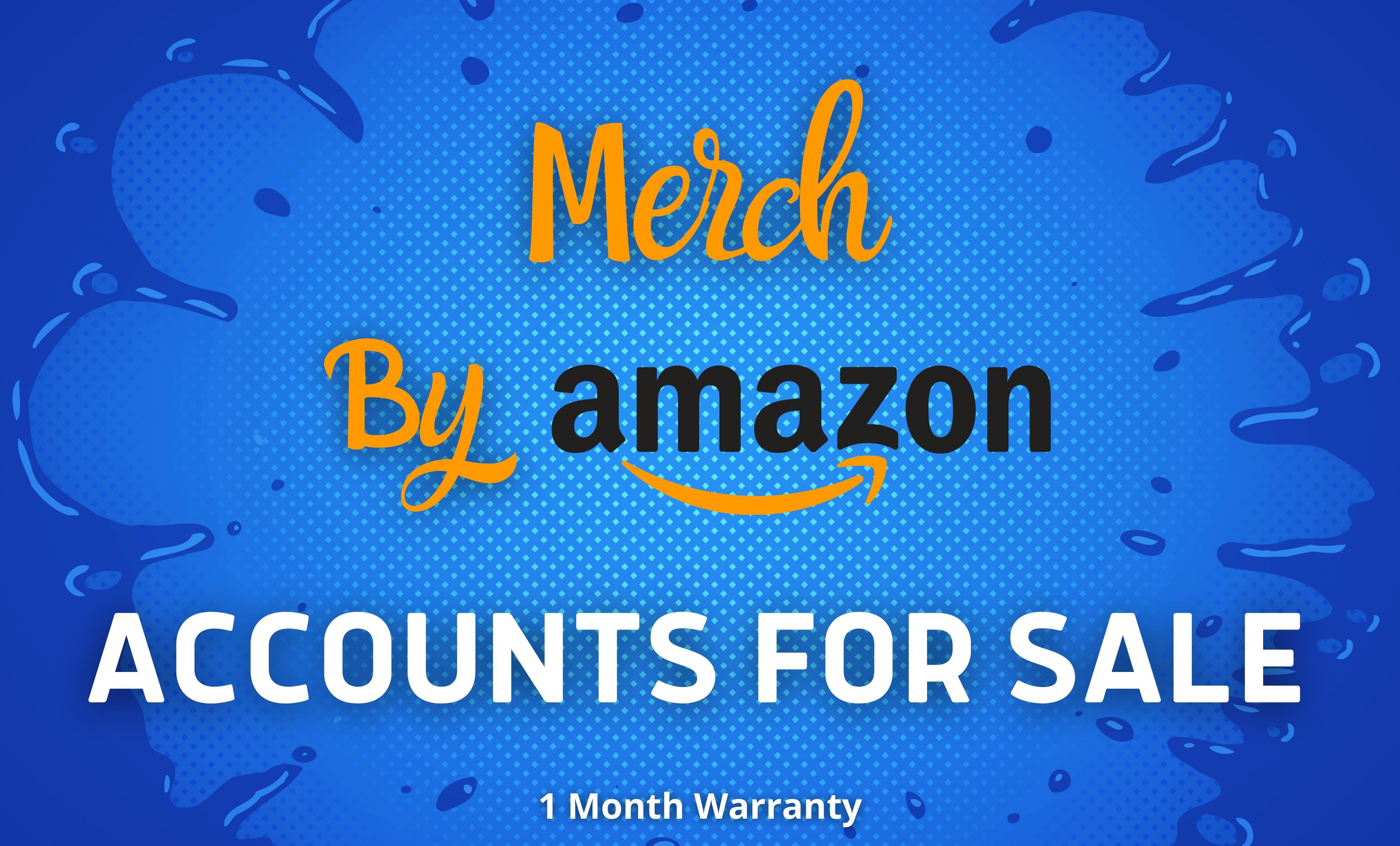 merch by amazon account for sale