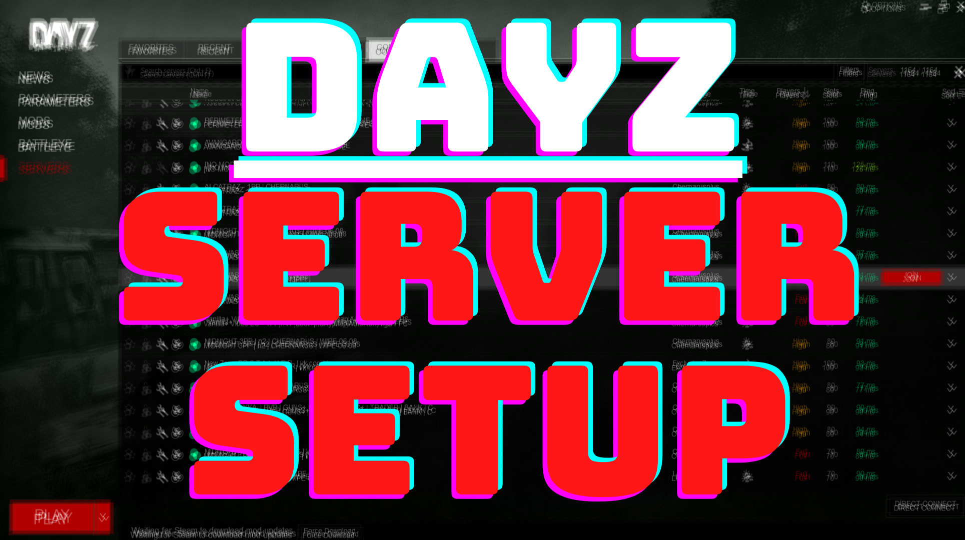 Connect to a DayZ PC Server