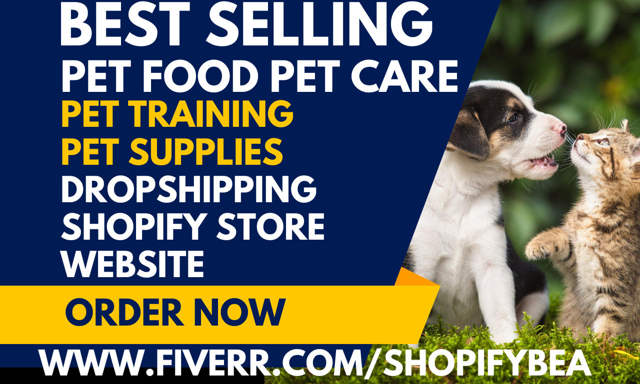 Build pet food pet grooming pet training pet supplies dropshipping