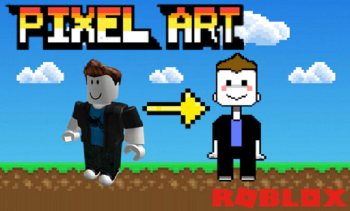 Harrybeest: I will make a short gif of a roblox avatar in pixel art for $5  on