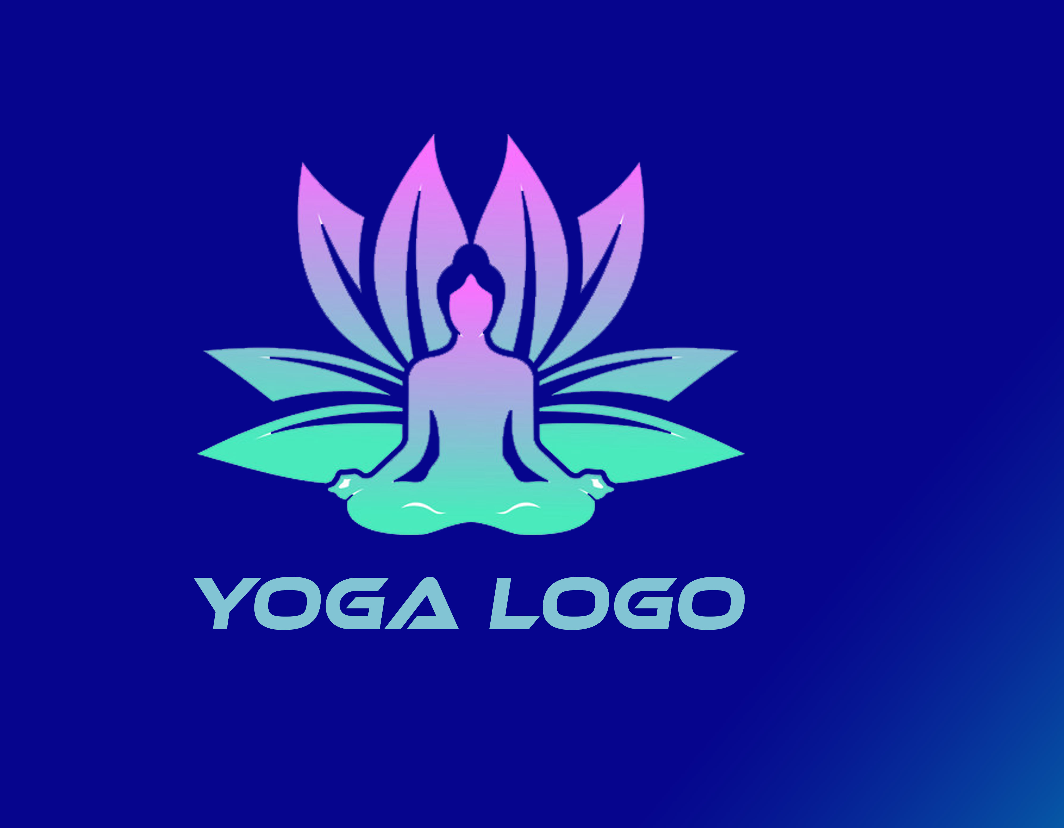 Yoga Logo And Lotus Flower Logo Template - TemplateMonster