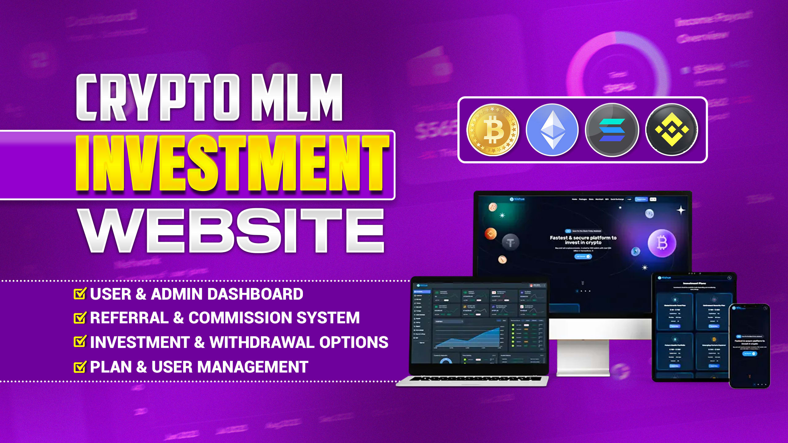 Crypto-investment-website-entwicklung erstellen