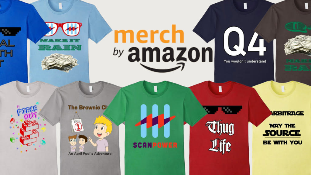 amazon merch t shirt design