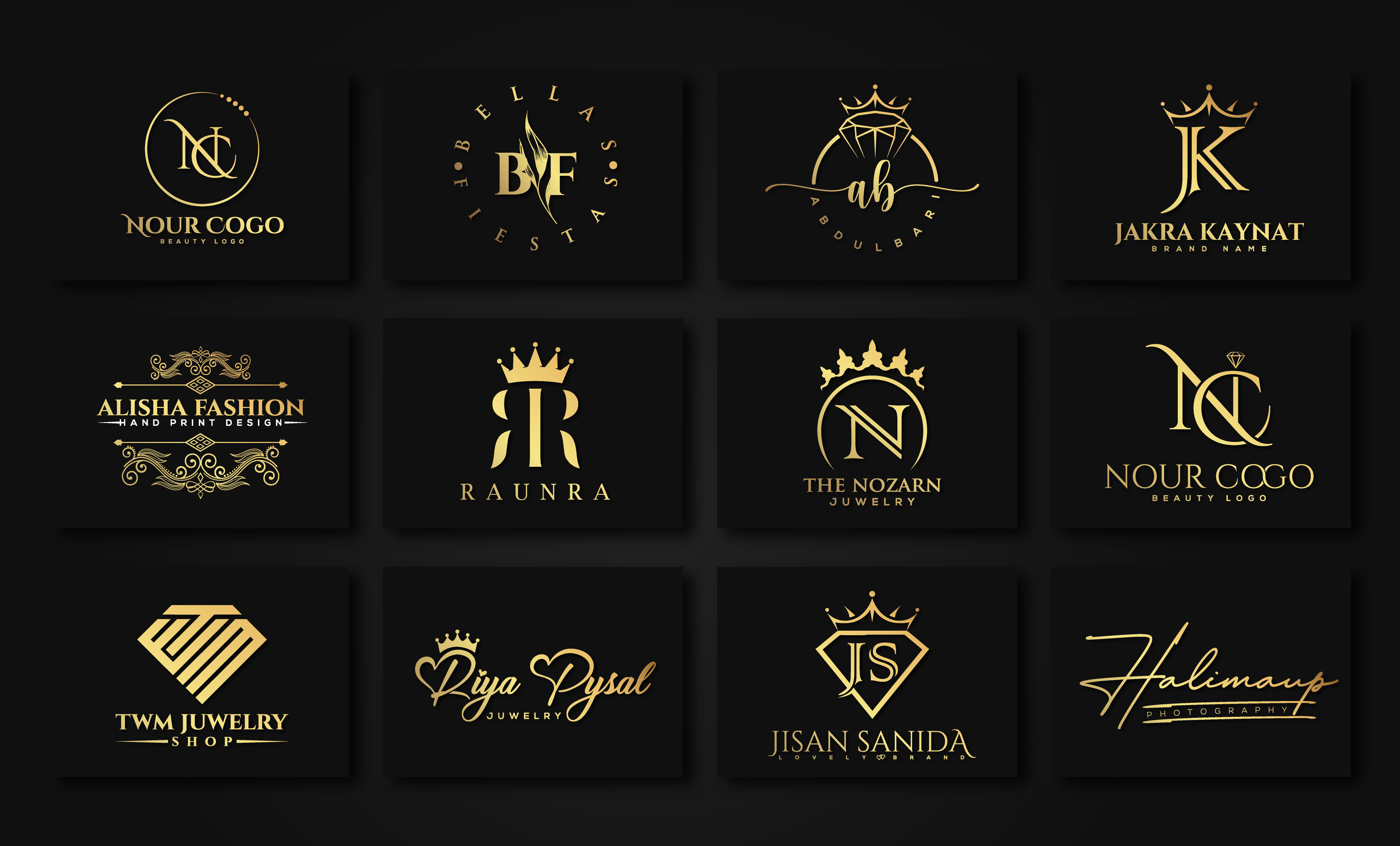 design luxury minimalist,photography,signature,jewelry logo