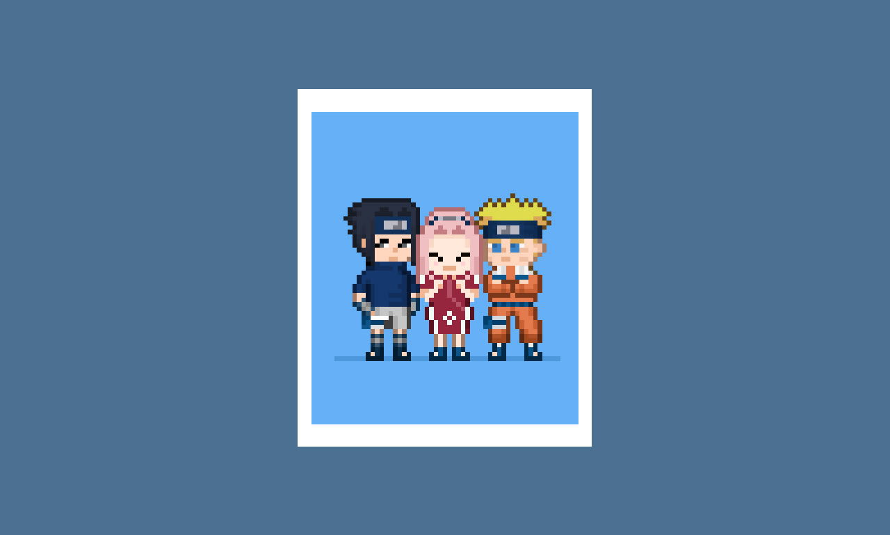 Pixel art Drawing, naruto, cartoon, naruto, animation png