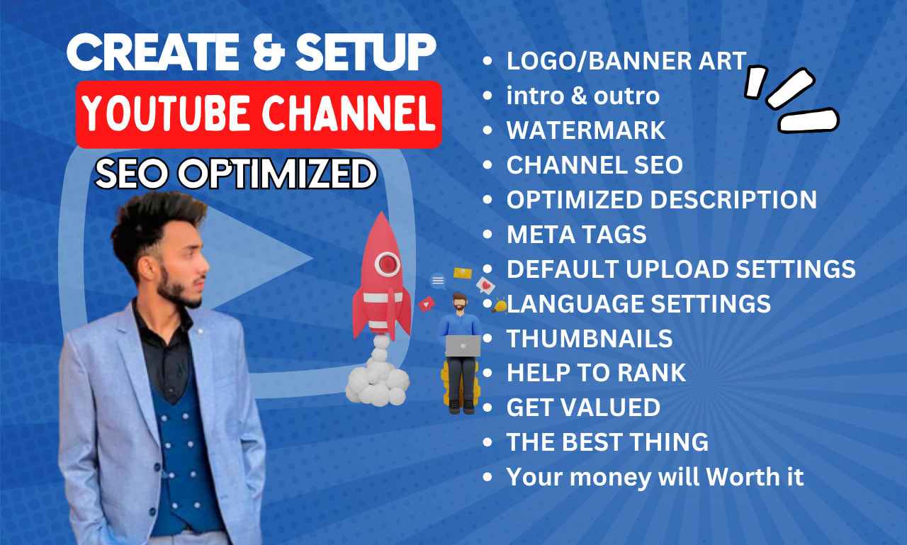 Create and Setup YouTube Channel