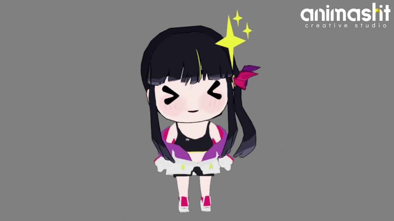 Make 3d chibi vtuber for vseeface and vrchat by Gulaatursendiri | Fiverr