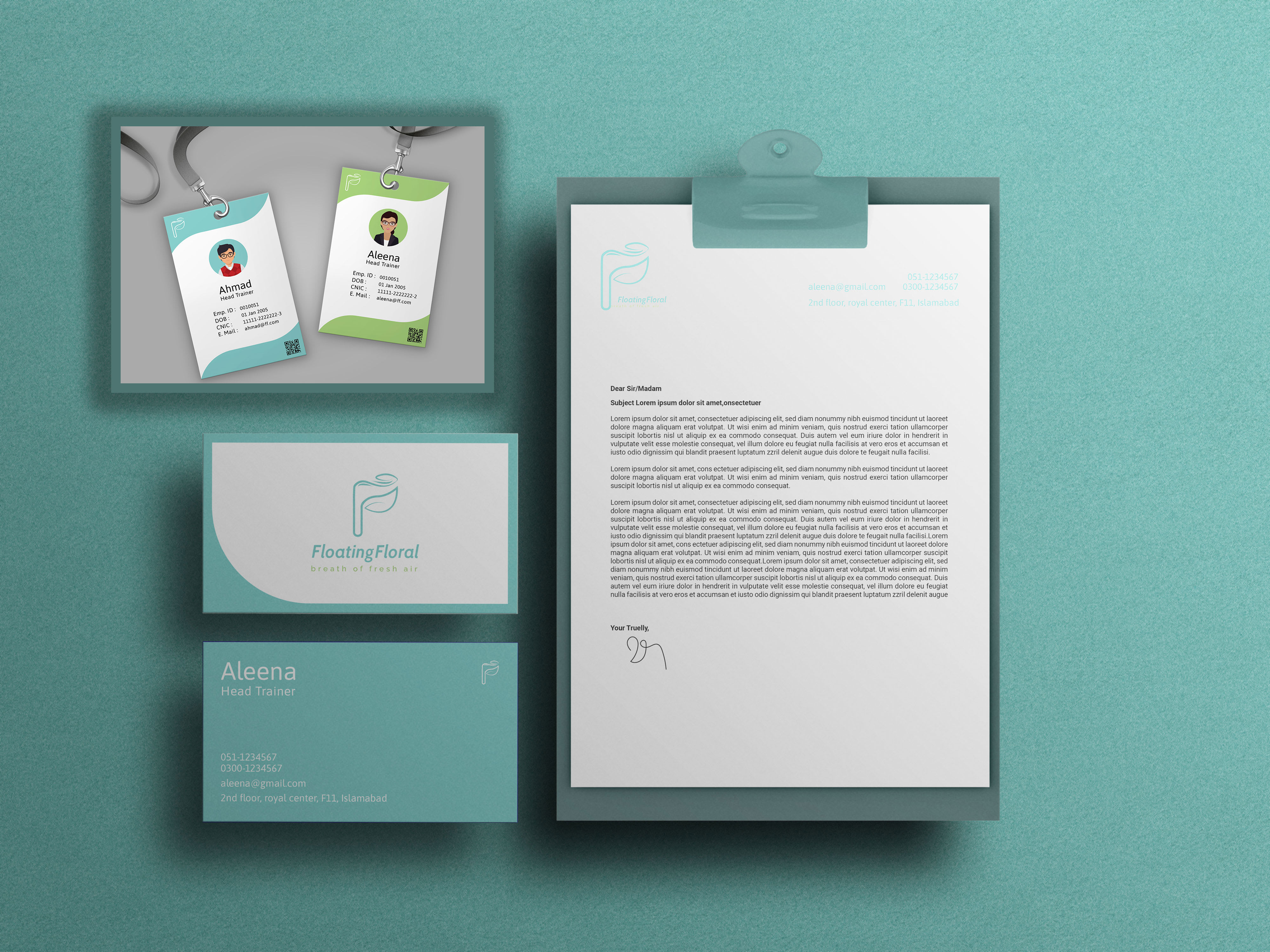Design Professional Business Stationery Kit Business Card.
