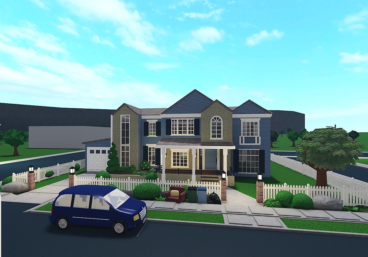 Roblox Bloxburg Realistic House Build EXTERIOR ONLY 